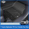 2022 Toyota Highlander/Crown/Land Cruiser Eco-Friendly TPE Floor Mats: Odorless & Waterproof