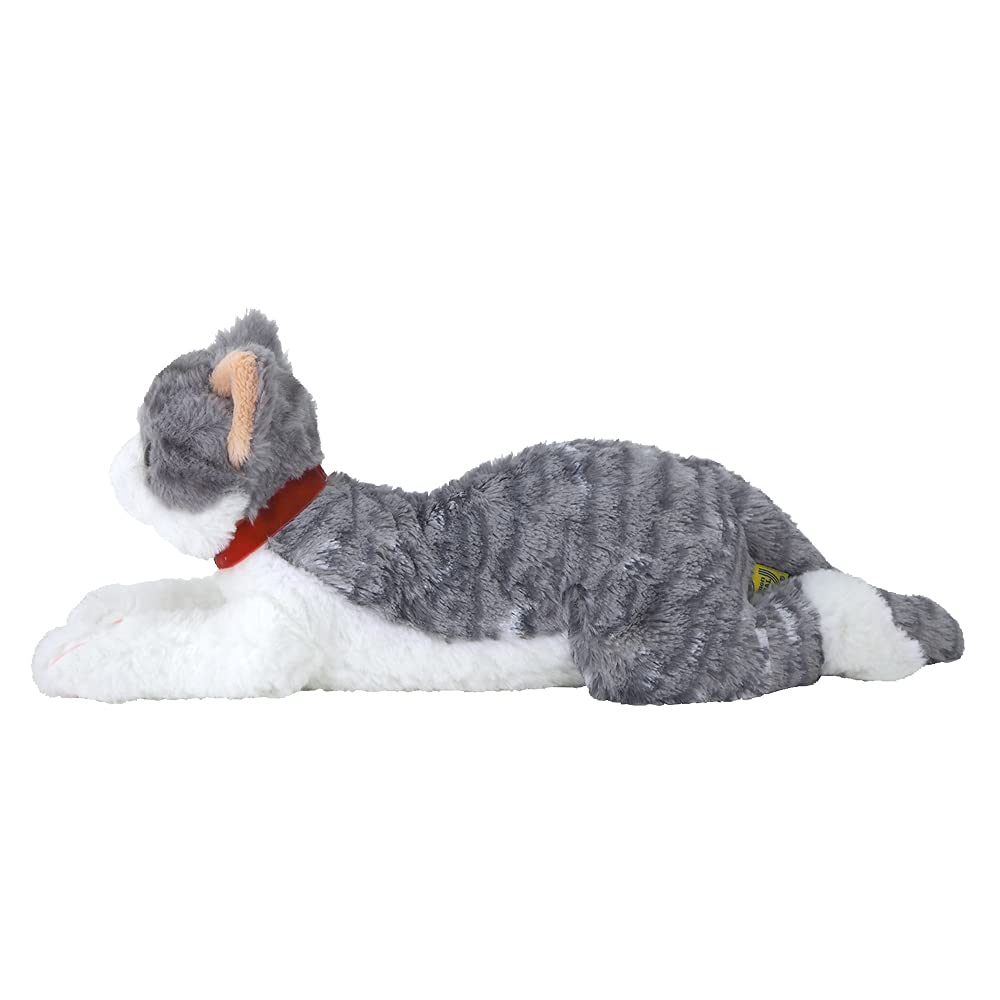 Sun Lemon Knee Cat Sabashiro Medium 18 x 47 x 16cm Stuffed Animal P-7792