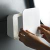 Wall-Mounted Plastic Storage Box: Flip-Top, Dustproof Organizer for Cotton Swabs, Sanitary Napkins, and Small Items