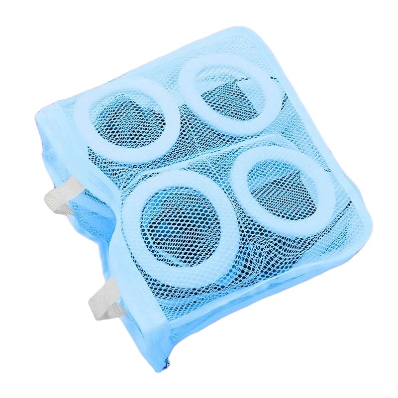 Mesh Laundry Bag Washing Machine Shoes Bag Laundry Net Travel Shoe Storage Bags Protective Clothes Storage Box Organizer Bags