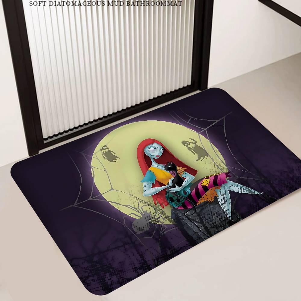 The N-Nightmare B-Before C-Christmas Floor Mat Retro Multiple Choice Living Room Kitchen Rug Non-Slip Modern Home Decor
