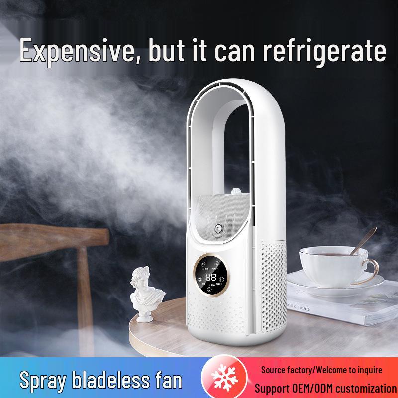 Leafless Mini Desktop USB Air Cooler & Humidifier Fan