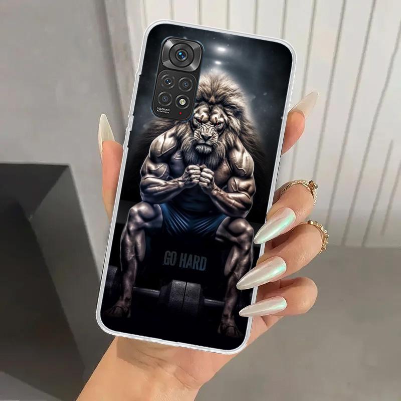 Lion Alpha Male Cub King Phone Case for Xiaomi Redmi Note 15 14 14S 13 12S 12 Pro 11S 11 Plus 11T 11E 10S Soft Funda Print Shell