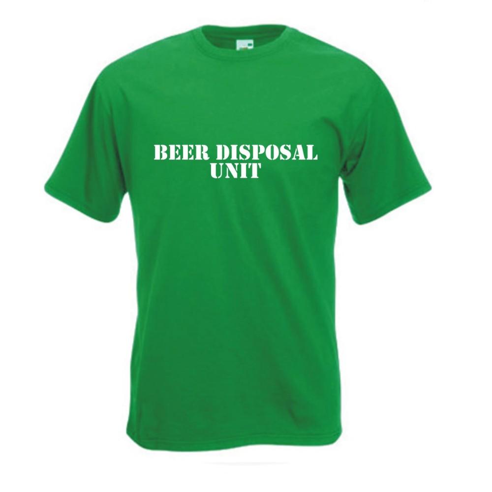 Beer Disposal Unit TShirt Funny Pub Drinking Stag Party Holiday Club Tee