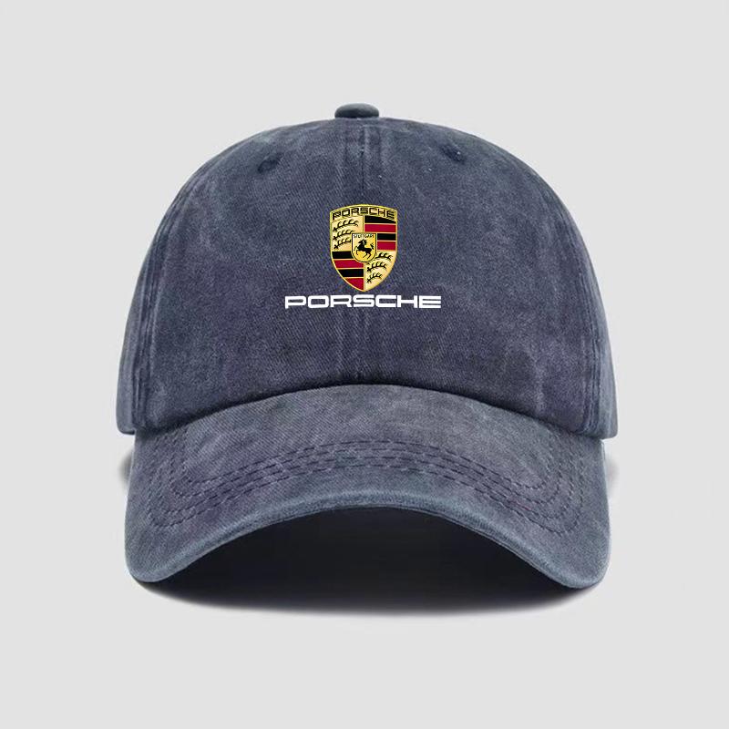 Porsche Auto Baseballpet Vizier Zonnehoed Unisex Verstelbare Zonbescherming Hoed Voor  Cayenne Panamera Macan Boxster Cayman 718 911 Sticker