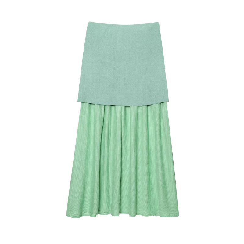 Kaslead New Arrival Women's Fashion Style Button Knitting Vest Skirt 4192015 4192016