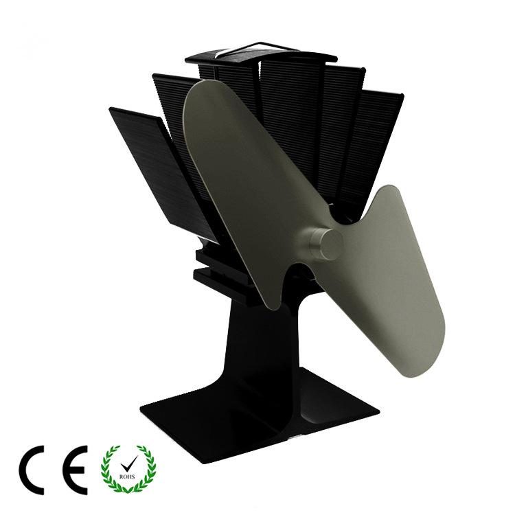 European & American Heat-Powered Wood Fireplace Fan