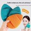 Cozy Oversized Slippers, Thick Gloves, Exfoliating Face Wash and Bath Sponge Set