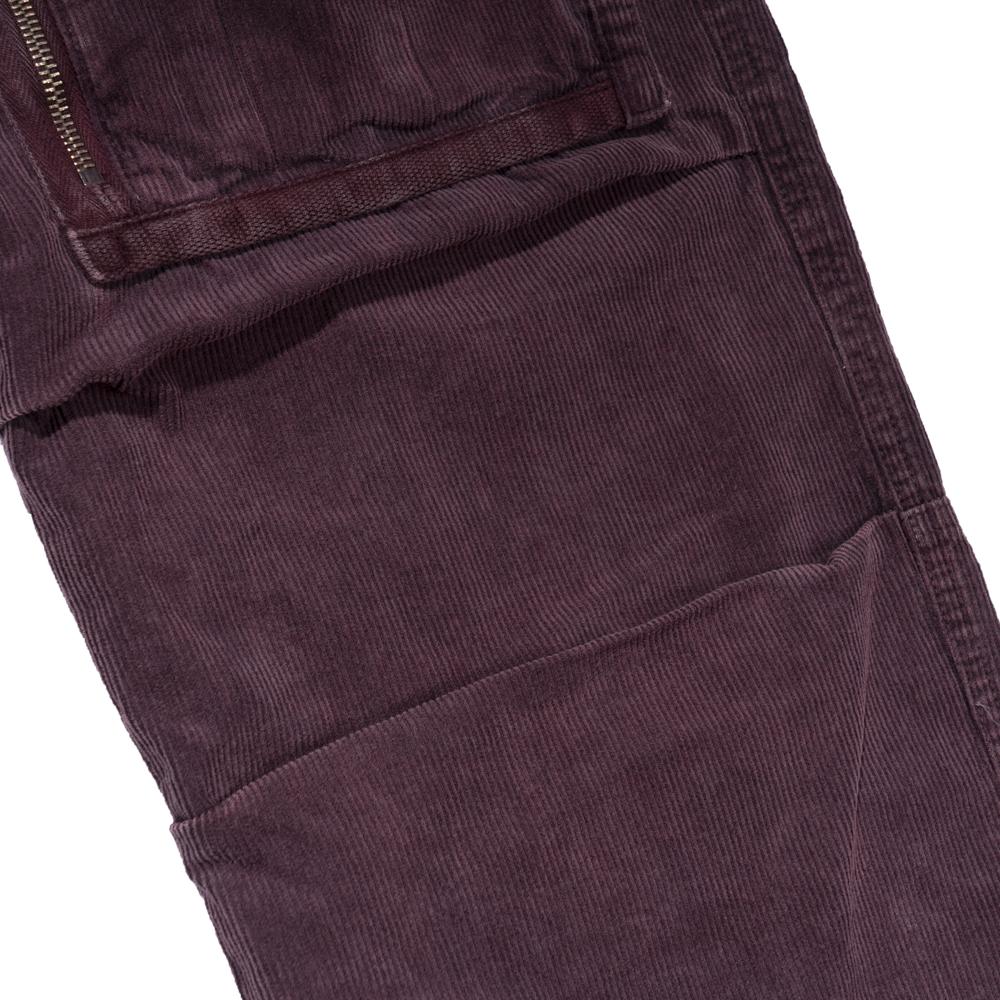 EXTRAORDINARY Corduroy Ws Cargo Pants Burgundy