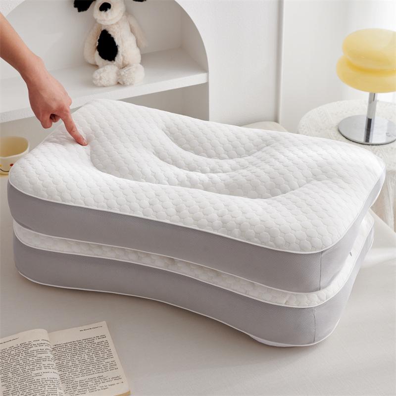 Pillow Core: A-Class Knitted Massage Pillow for Parent-Child, Children's & Adult Cervical Support