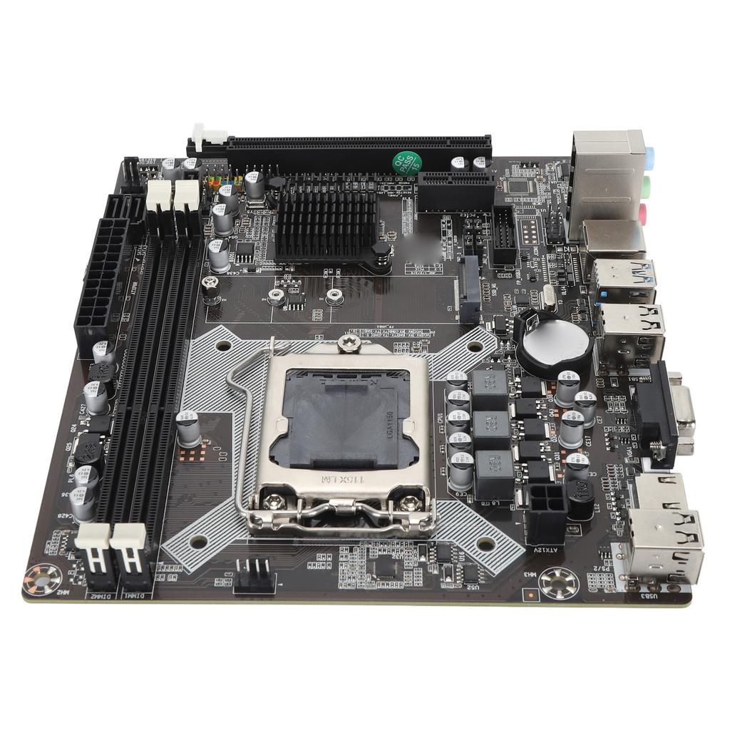H81 DDR3 Hovedkort for Intel LAG 1150 Støtter VGA HD Multimedia Interface Stasjonært Hovedkort