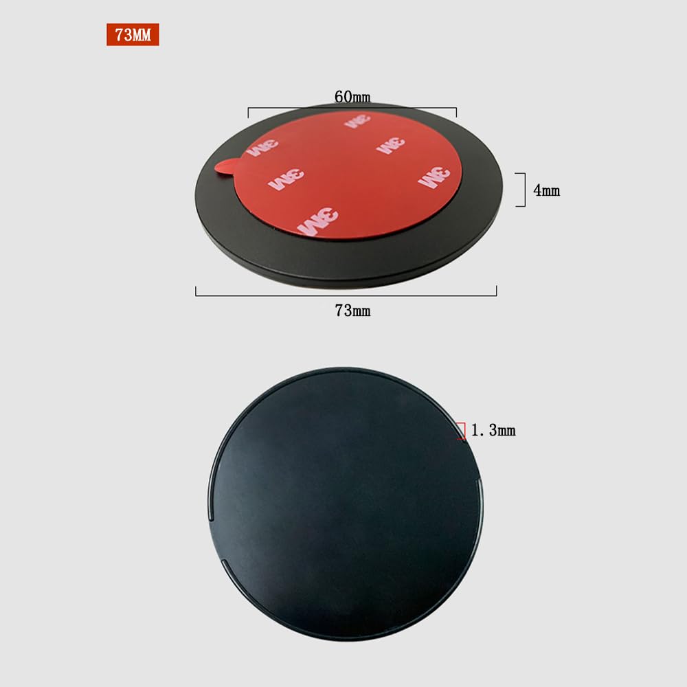 FUGSHIYI Suction Cup Base Dashboard Auxiliary Board with 3M Adhesive