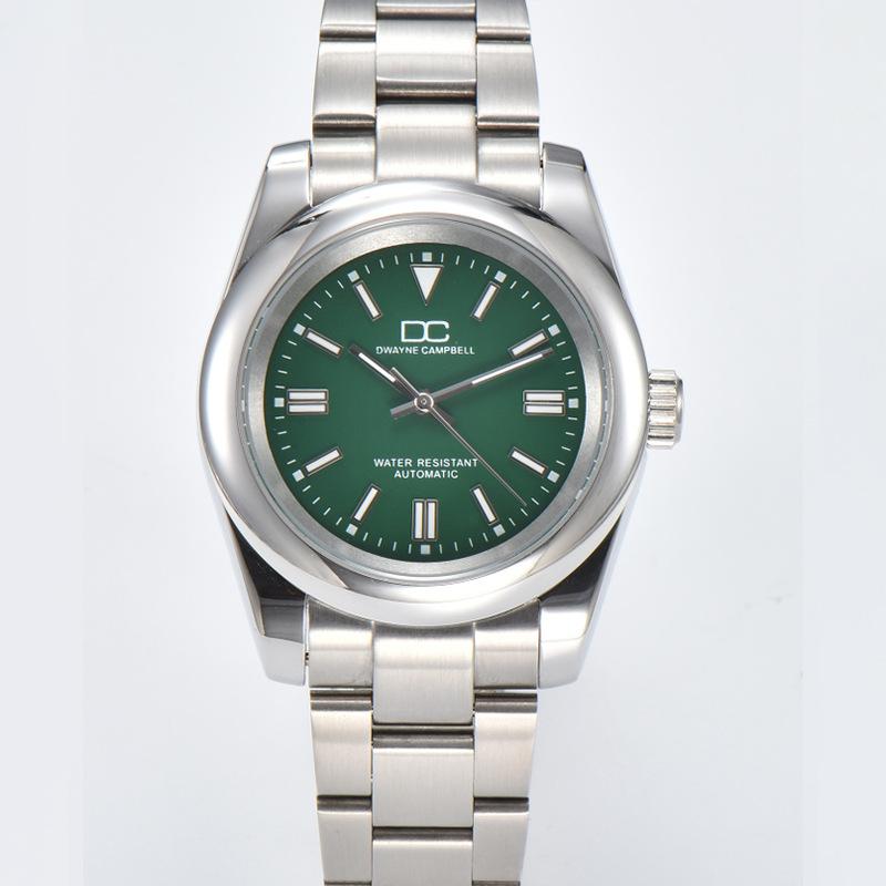 

New automatic mechanical watch men s luminous steel belt red, yellow, blue and green colorful men s watch