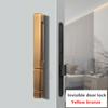 Single-Side Invisible Sizzle Lock Single-Side Lock For Interior Bedroom Background Door Secret Lock Hidden Black Door Handle