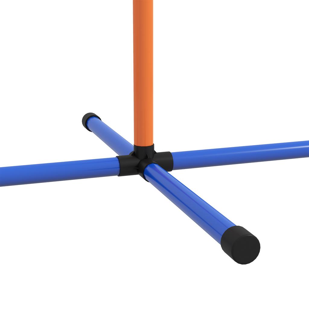 Agility Dog Set with Ring and Jump Bar, Slalom Poles, Whistle, Balls and Bag, Orange