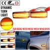 For Benz C E S SL CLASS W201 190 W202 W124 W140 R129 Dynamic LED Sequential Light Turn Signal Repeater Side Marker Lamp
