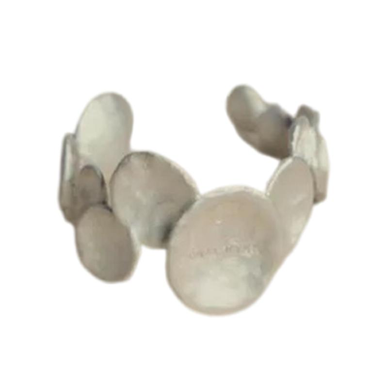 

Minimalists Adjustable Ring Handmade Jewelry Smooth Alloy Finger Accessory For Daily Wear Or Special Occasions 1