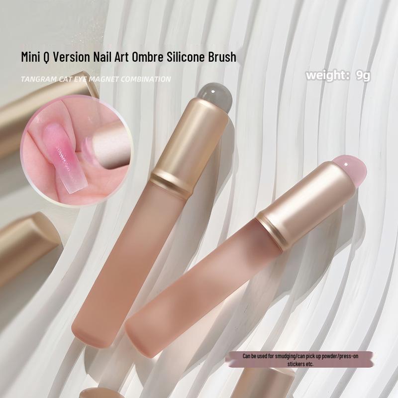 

Silicone Gradient Blush Nail Brush & Magic Mirror Powder Tool Set