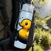 1PC Floating Yellow Rubber Duck 750ml Color Plastic Sports Water Bottle Leakproof Flip Straw Lid For Sports Office Home Use