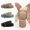 Retro Ladies Faux Leather Waist Belt With D Ring Closure For Fashion