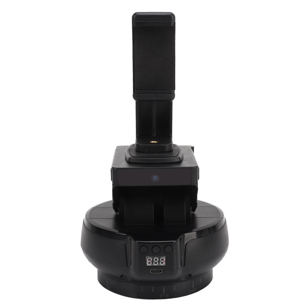 Wireless Remote Control Electric Tripod Head AI Face Tracking Rotating Panoramic Head Smartphone Camera Universal
