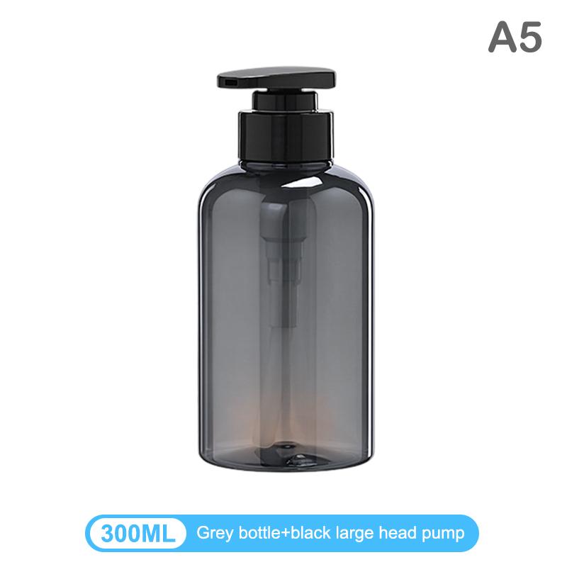 1Pcs Refillable 300/500 mL Dispenser Bottles – Empty Containers for Shampoo, Conditioner, Body Wash, and Liquid Soap
