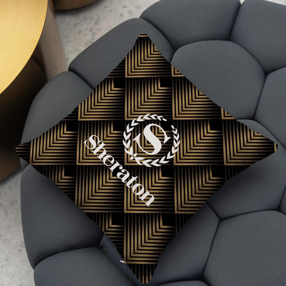 Sheraton Hotel Cushion Cover Reversible Plush Pillow Cover – For Car, Sofa, Bedroom, Perfect As a Gift.