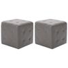 2 Pcs Bedside Tables 30x30x30 Cm Faux Leather