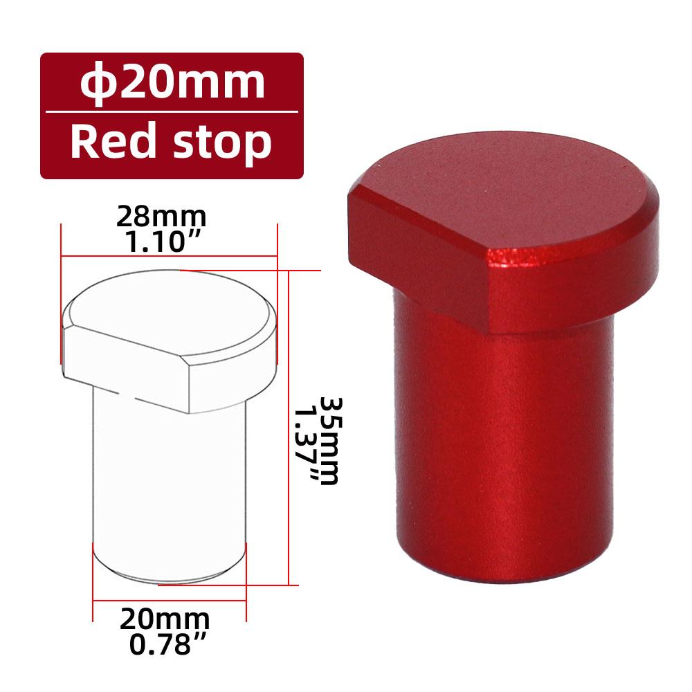 Aluminum Alloy Workbench Peg Brake Stops Bench Clamp 19/20mm Dog Woodworking Table Limit Block Workbench Workshop Tenon Stopper