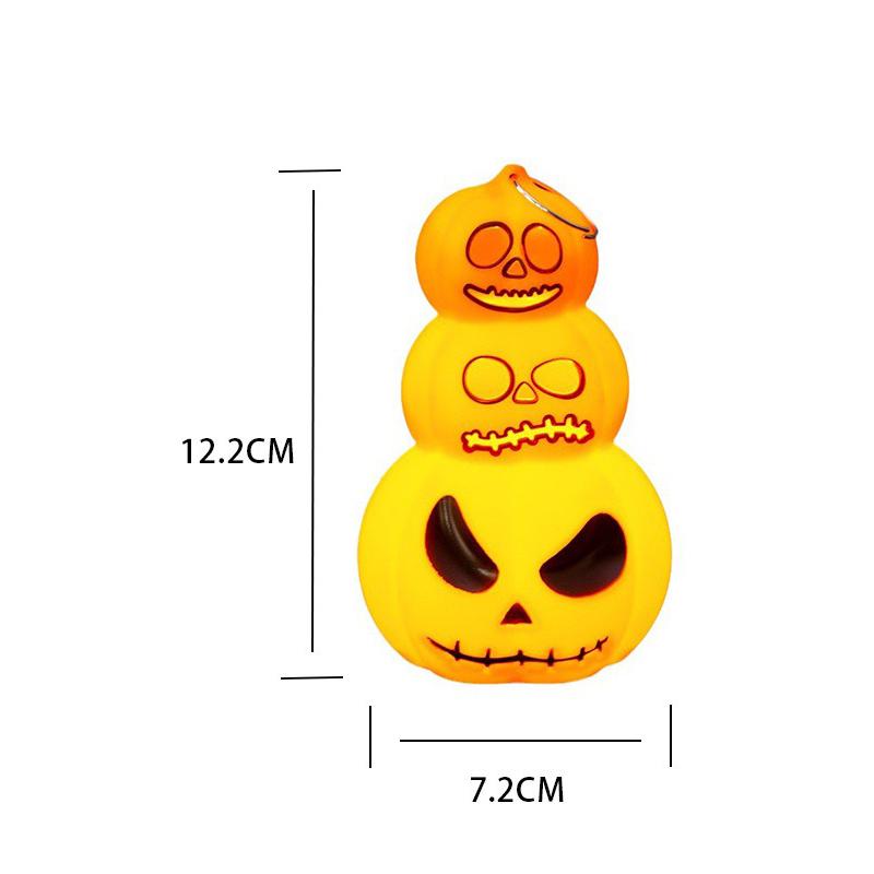 Halloween Pumpkin Night Lamp Lantern Handheld Halloween Pumpkin Pile Ornament Lamp Party Prop Lantern Halloween Night Lights