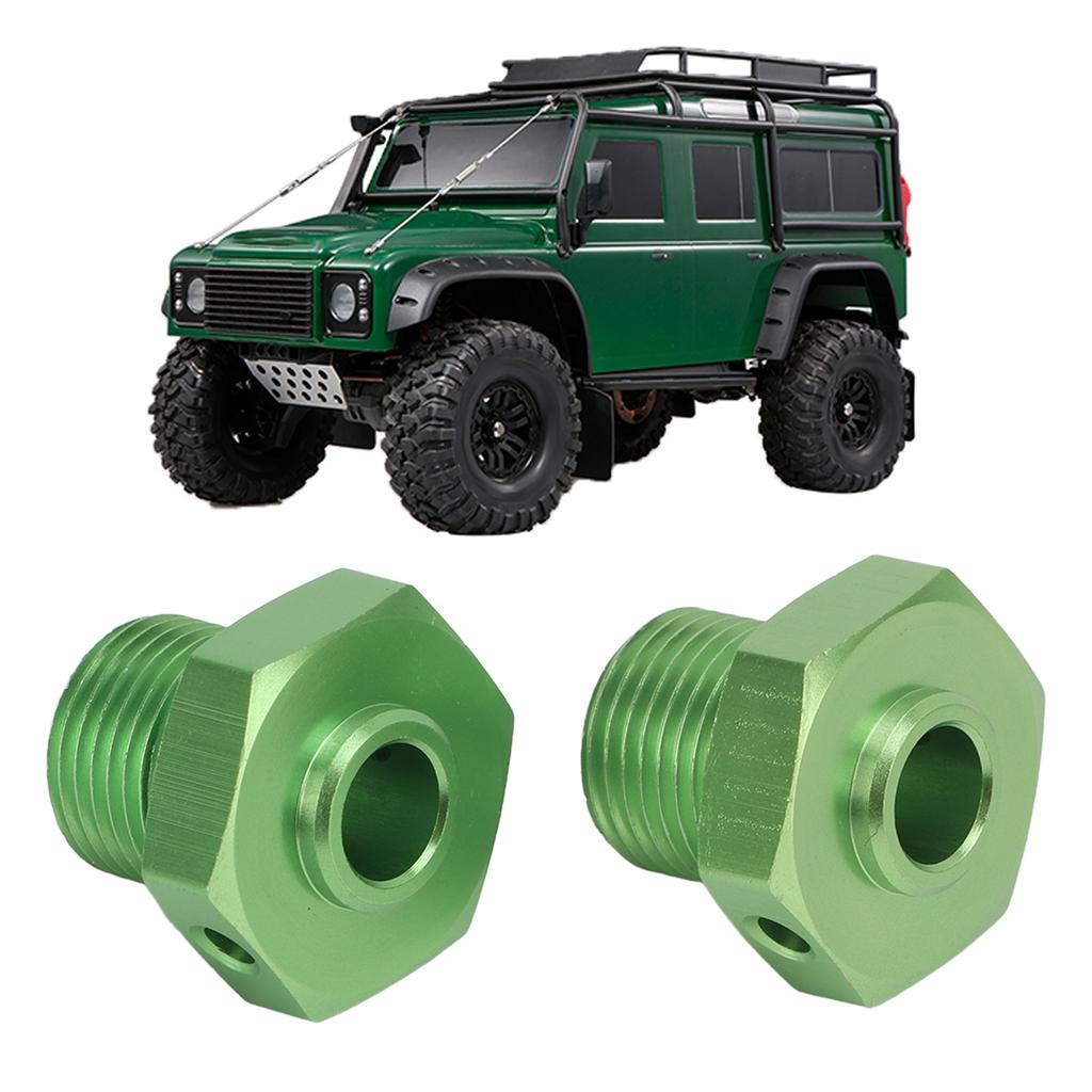 1Pair Aluminum Alloy 17mm Wheel Hex Hub Adapter with Pin for   1Celsius8 RC Car Upgrade Part