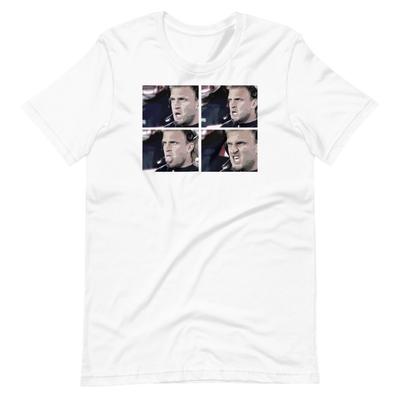 Twarz Steve'a Belichicka Football Patriots Koszulka Unisex z Krótkim Rękawem Koszulka Unisex