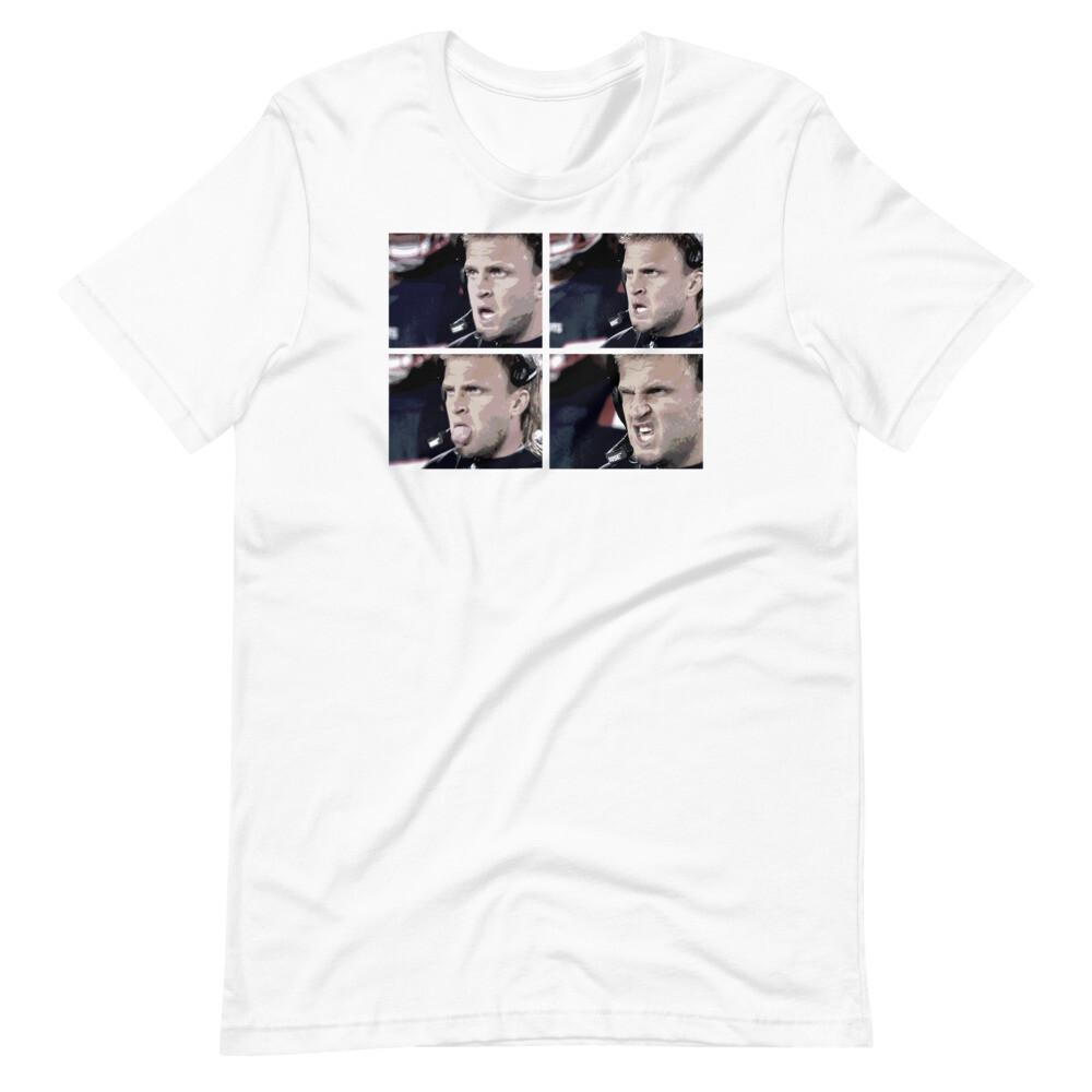 The Faces of Steve Belichick Football Patriots Short-Sleeve Unisex T-Shirt Unisex T-Shirt XXXXL