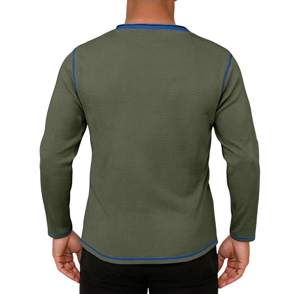 Men's  Leisure  Retro  Waverg  Long  Sleeves  Upper Garment