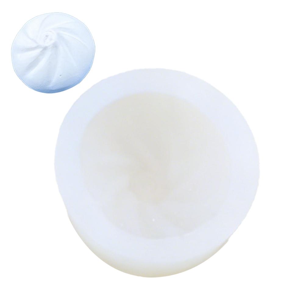 DIY Simulation Bun Candle Mold Aromatherapy Candle Plaster Mold Xiao Long Bao Silicone Soap Mold 3D Bao Zi Candle 3D Bao Zi Mold