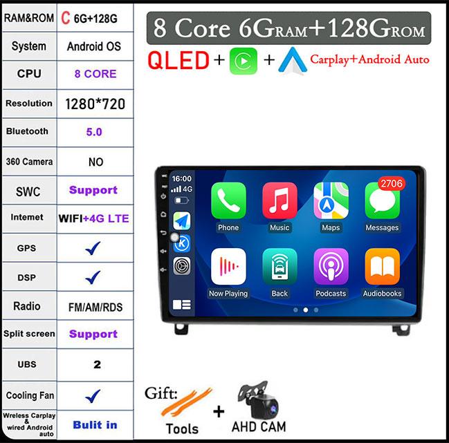 Android14 For Peugeot 407 1 2004 - 2011 Auto Car Stereo Radio Video Multimedia Player Monitor Navigation GPS Autoradio Head Unit
