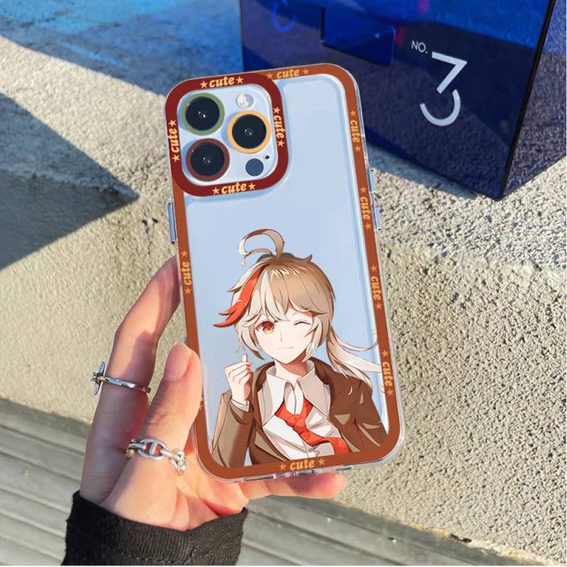 Genshin Impact Kaedehara Kazuha Phone Case for iPhone 11 12 13 Mini Pro Max 14 Pro Max Case Shell