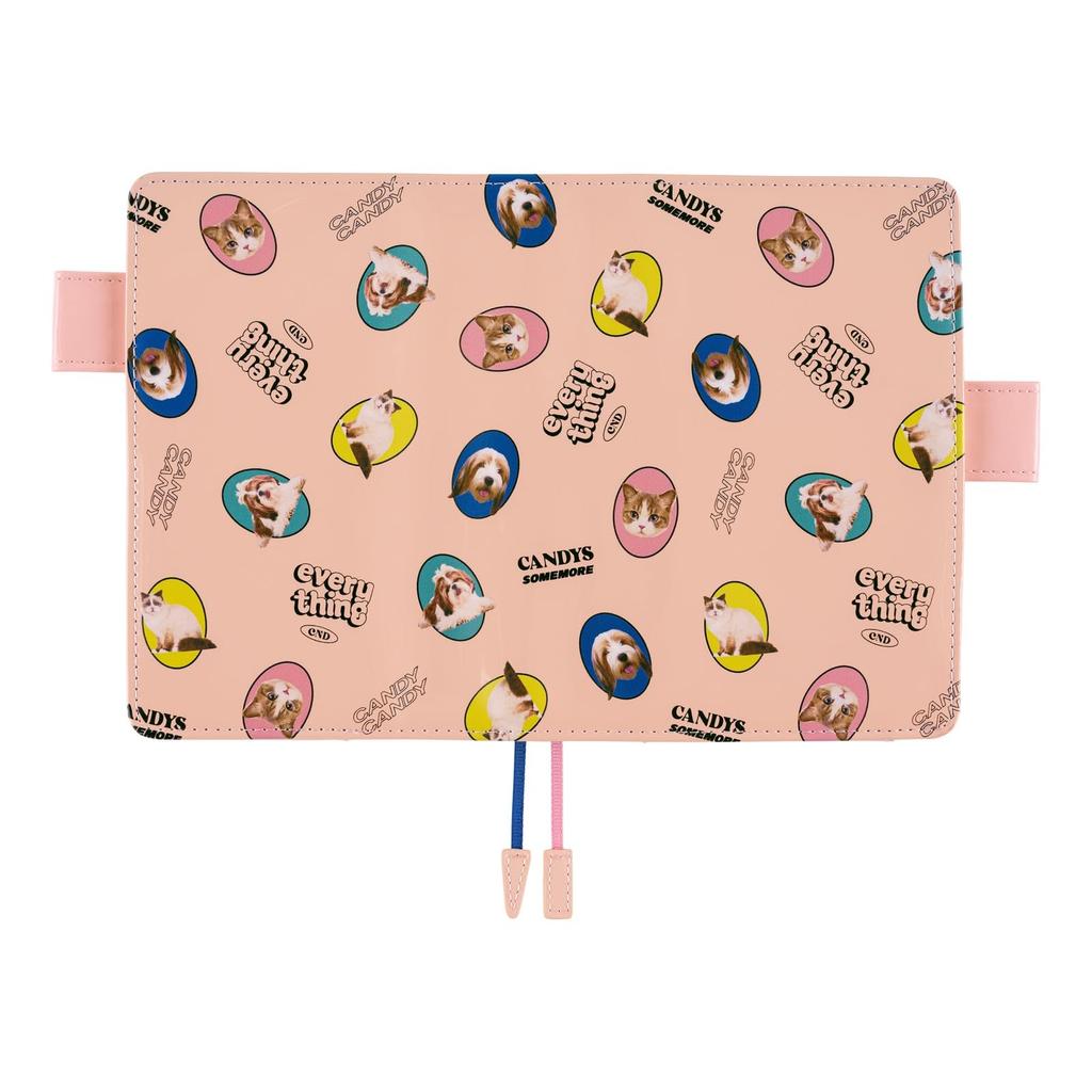 Hobonichi Techo Original Planner Cover Candy CAT RANDOM (A6) Stripper/DOG & (pink)