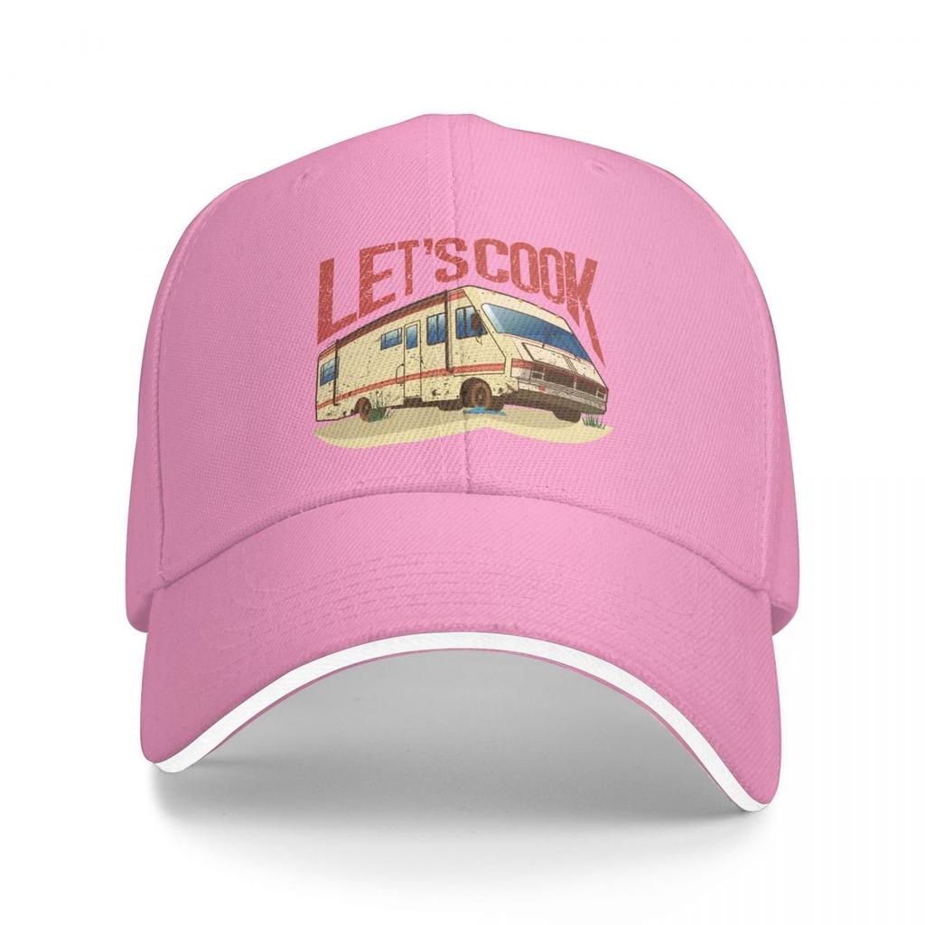 RV Lets Cook Breaking Bad Walter White TV Washed Unisex's Baseball Cap Sunprotection Trucker Snapback Caps Dad Hat Golf Hats