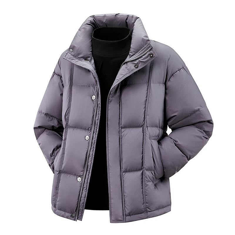 Winter  Men Warm Short Duck Down Jackets Travel Parker Coat Streetwear Puffer Jacket Men's Clothing