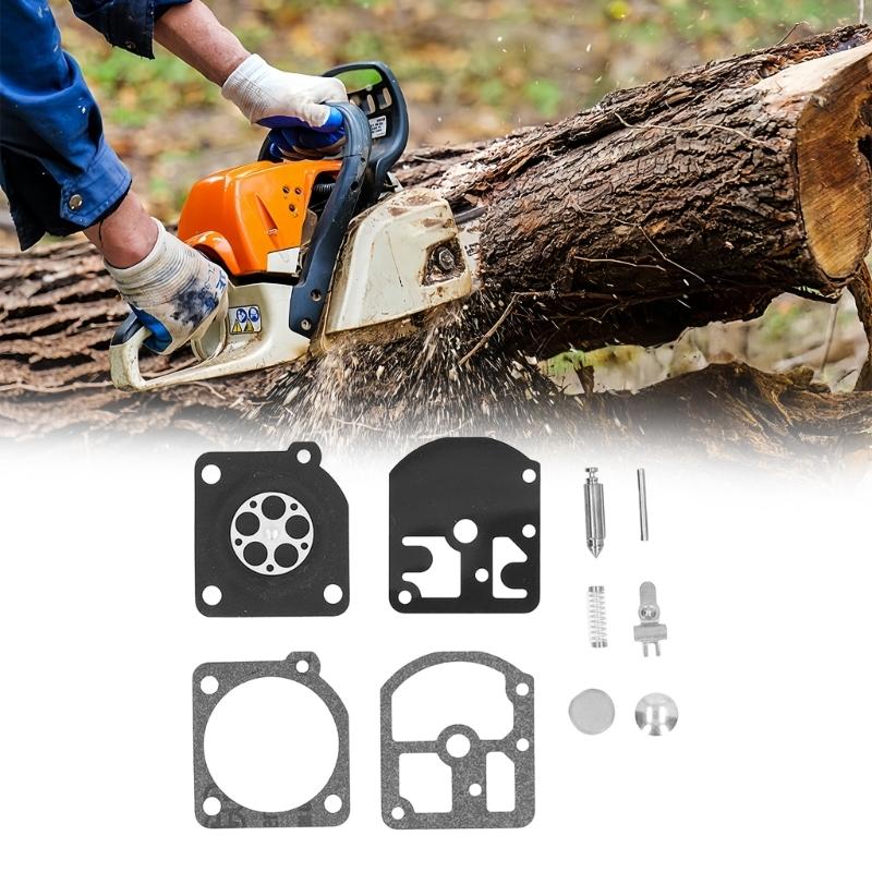 Chainsaw Fuels Systems Carburetor Repair Parts Kit with Carburetor Gaskets for 009 010 011 012 011Av Chainsaw Spare Part