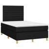 VidaXL Bed Slatted Base with Mattress and LEDs, Upholstered Bed, Double Bed, Adult Bed for Interior Bedroom, 3135503