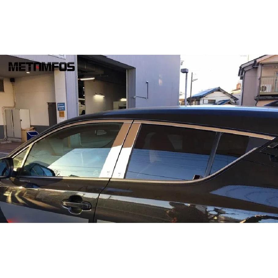 Window Center B C Pillar Posts Cover Trim Sticker For Toyota CHR C-HR 2016 2018     Accessories Car Styling