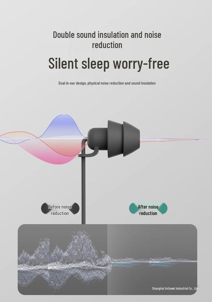 Comfortable Noise-Cancelling ASMR Sleep Earbuds for Side Sleepers
