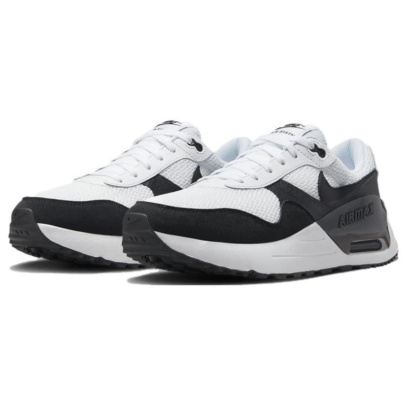 Nike Air Max SYSTM White Black Sneakers Casual Shoes DM9537-103