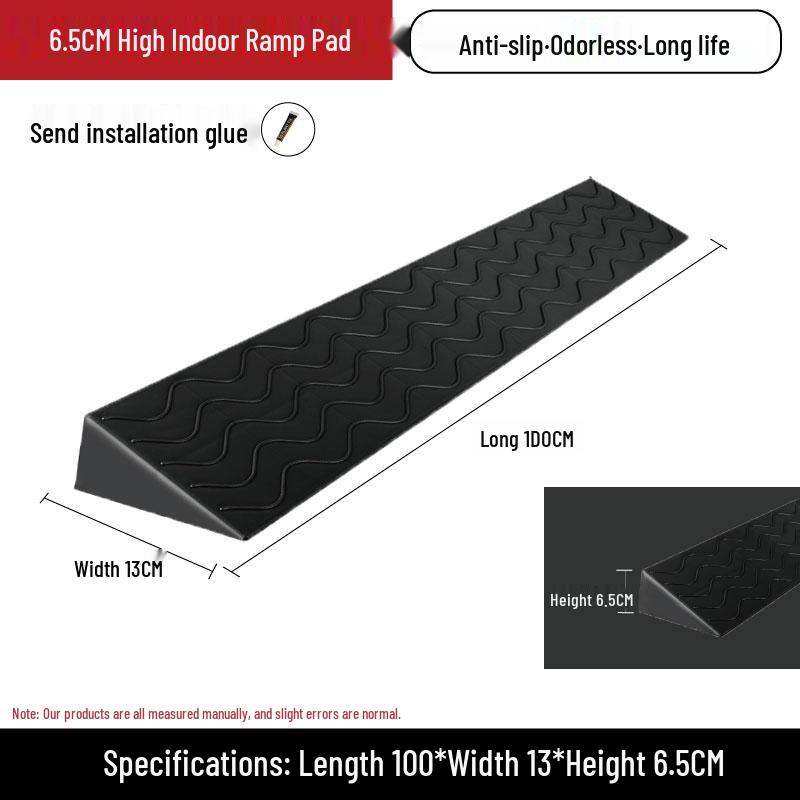 Threshold Uphill Ramp Mat for Indoor Sweeping Robots