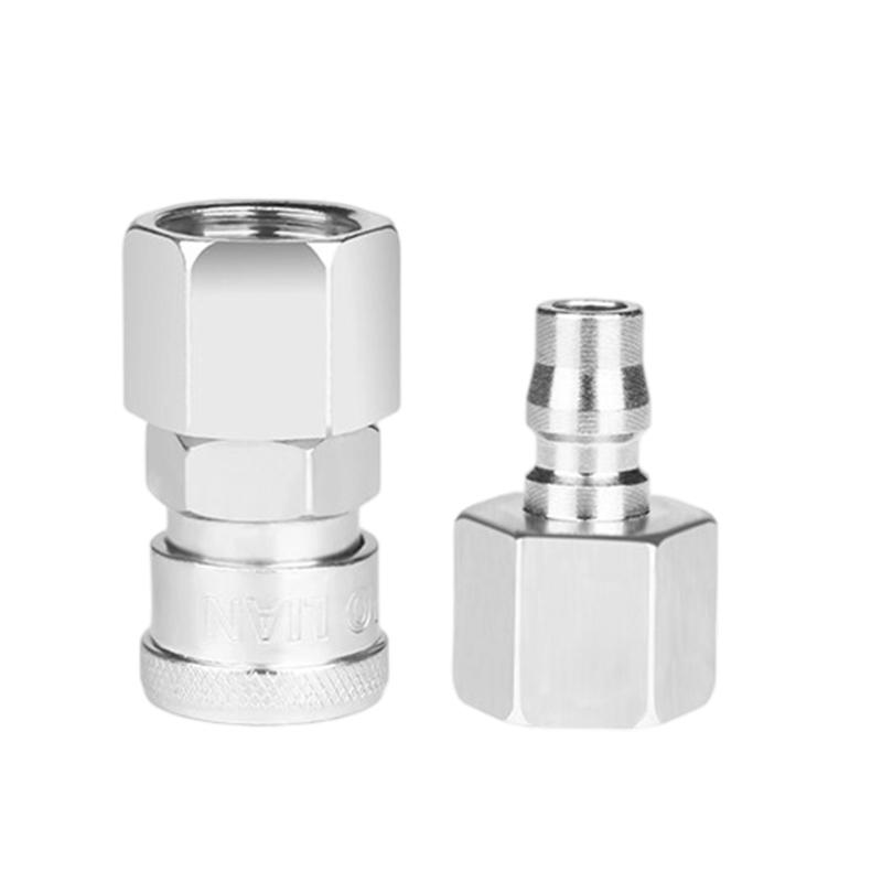 Reinforced Meal Air Tool Fitting For High Pressure Air Tool Gas Hose Nozzle And Leak Prevention