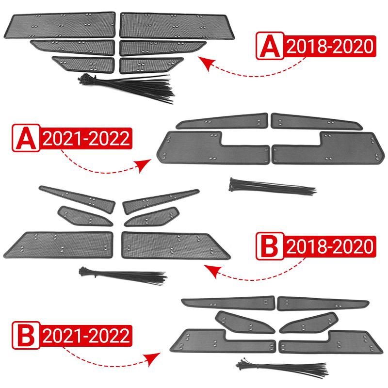 Car ect-proof Net For Toyota Camry 70 XV70 2018      Front Air Inlet Protect Cover ect Prevention Trim