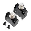 2 Pieces 12V-24V Push Button Resettable Panel Mount Circuit Breaker 15A+20A