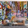 Vintage 3d Graffiti Wall Mural Large Graffiti Wallpaper Suitable For Bedroom Living Room Cafe Bar Wall Murals